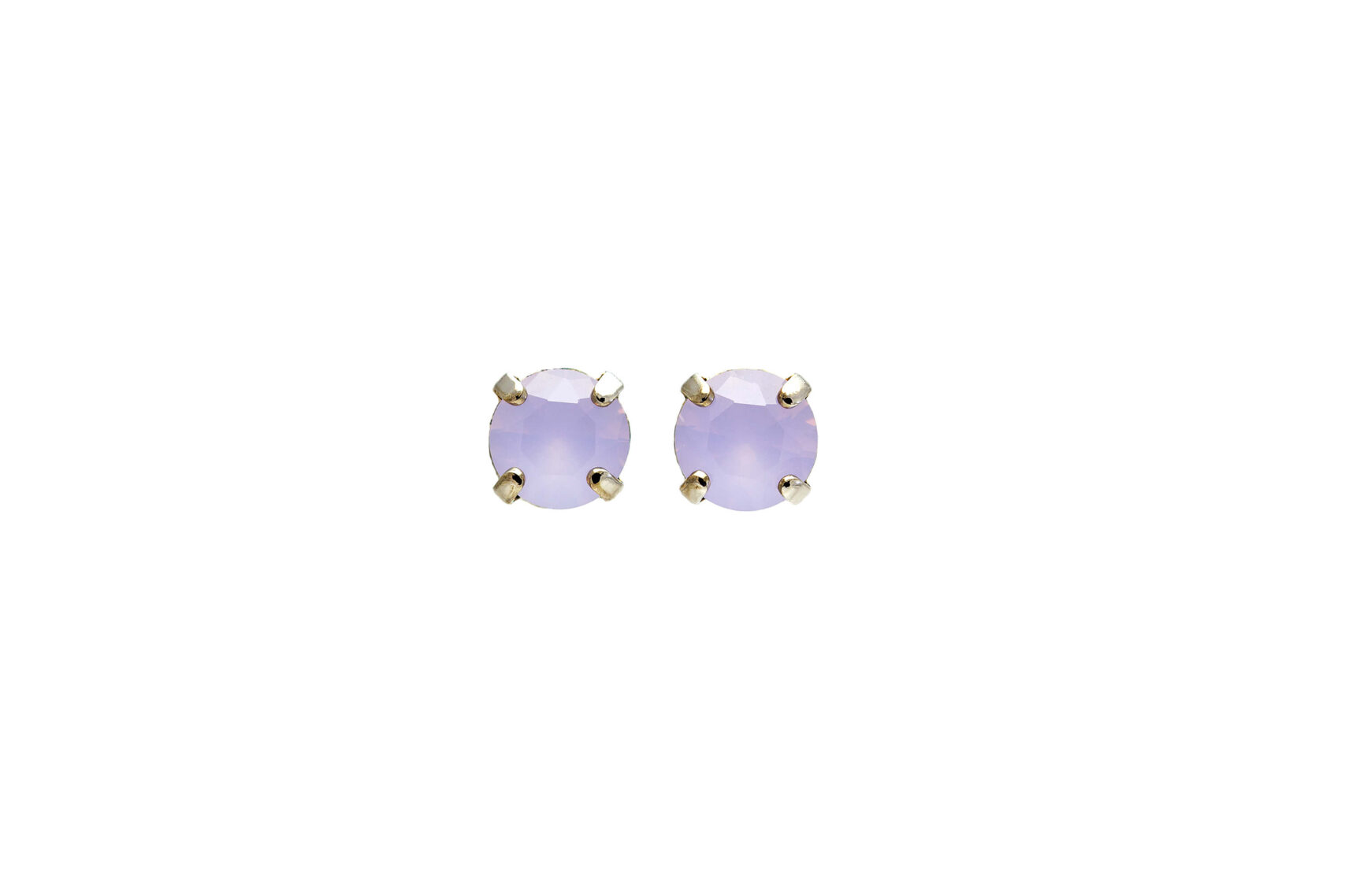 Round Crystal Studs - 8mm Diameter