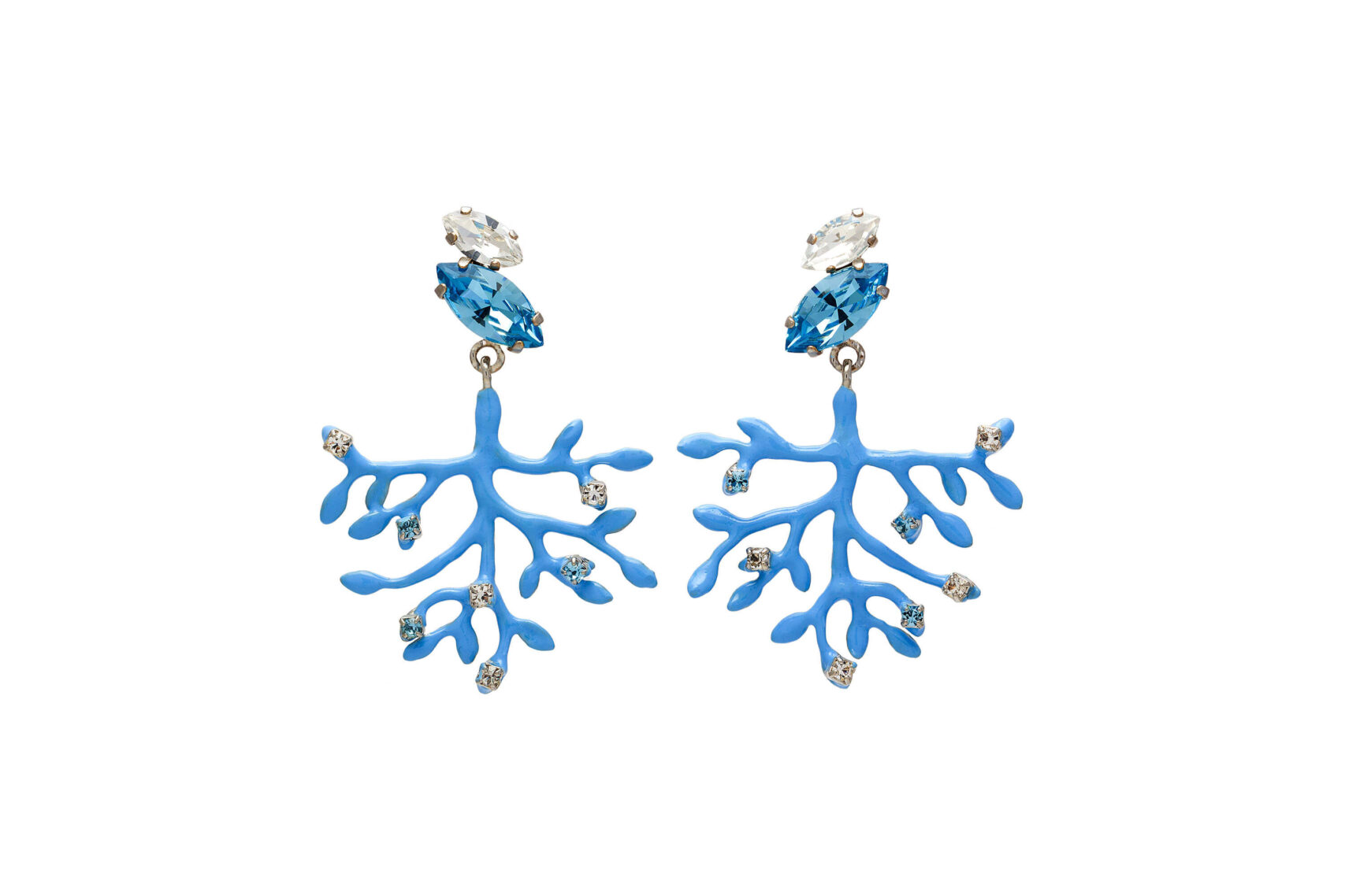 "CAPRI" Turquoise Coral Earrings