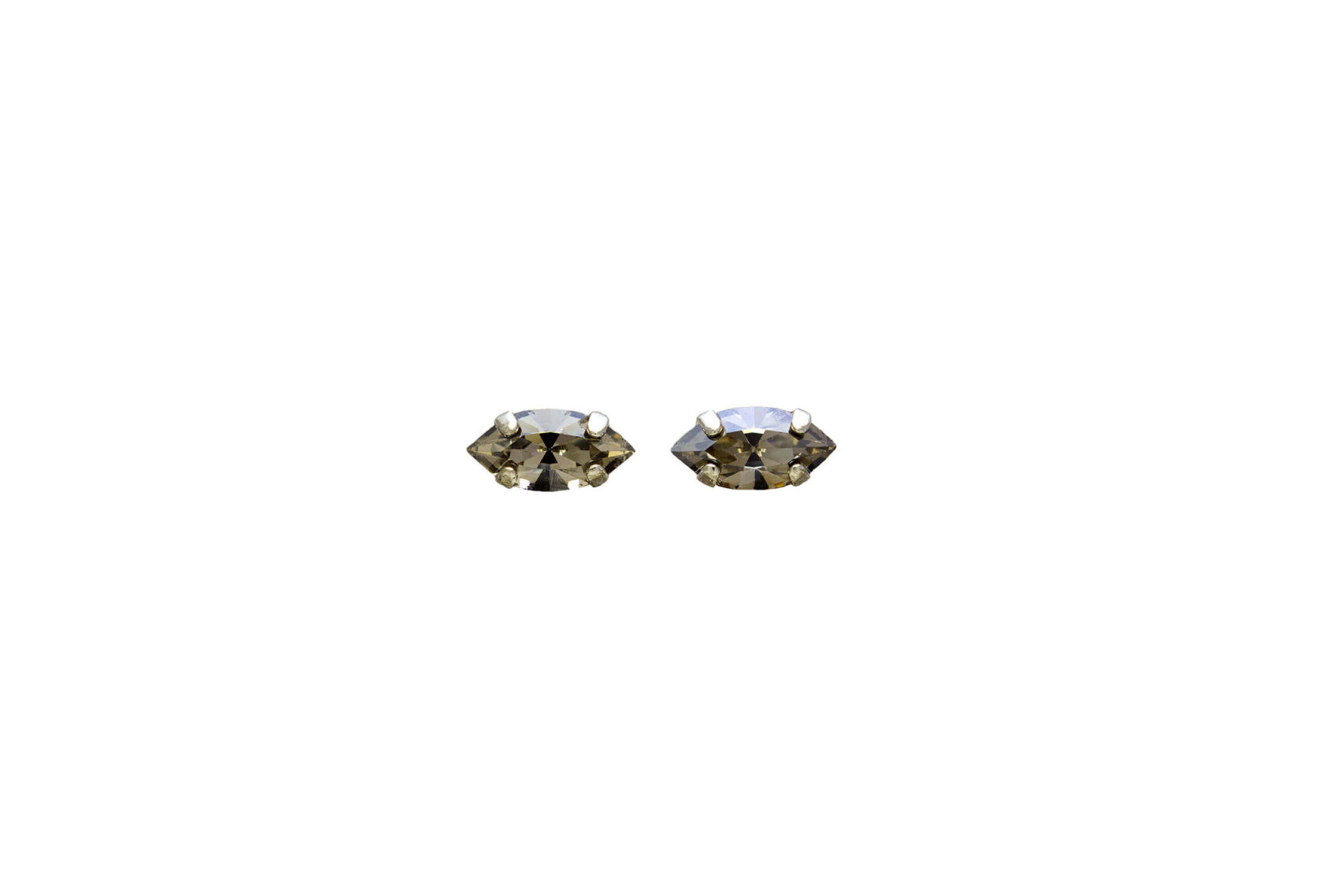"Baby-Leaf" Crystal Studs - 10mm x 5mm